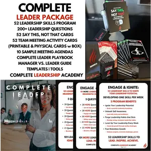 COMPLETE LEADER Package (The Complete System) - Leadership Tools