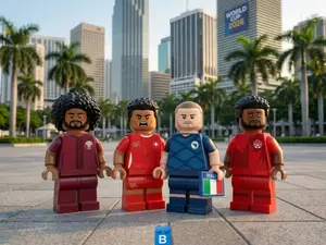 [LIMITED] 2026 World Cup Soccer Brick Figures – Multi Team Football Players Set, Building Block Collectible Toy for Kids & Sports Fans