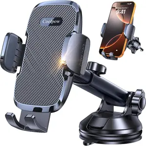 Car Phone Holder Mount[Strongest Suction] Universal° Dashboard Phone Holder for Car Jeep Truck Phone Mount Cell Phone Holders for Your Car Gifts for  Day Him Her for iPhone Samsung
