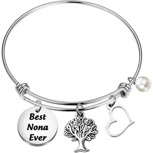Best Nona Ever Grandma Jewelry Birthday Gift Mother's Day Gift for Grandma Nona