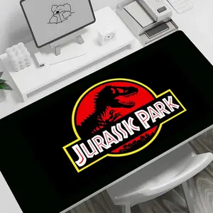 Dinosaur-J-Jurassic Park Mouse Pad large keyboard mouse desk pad non-slip rubber gaming mouse pad laptop carpet 600x300