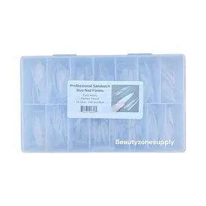 Duo Nail Form Tips – Dual Forms for Poly Gel Extensions
