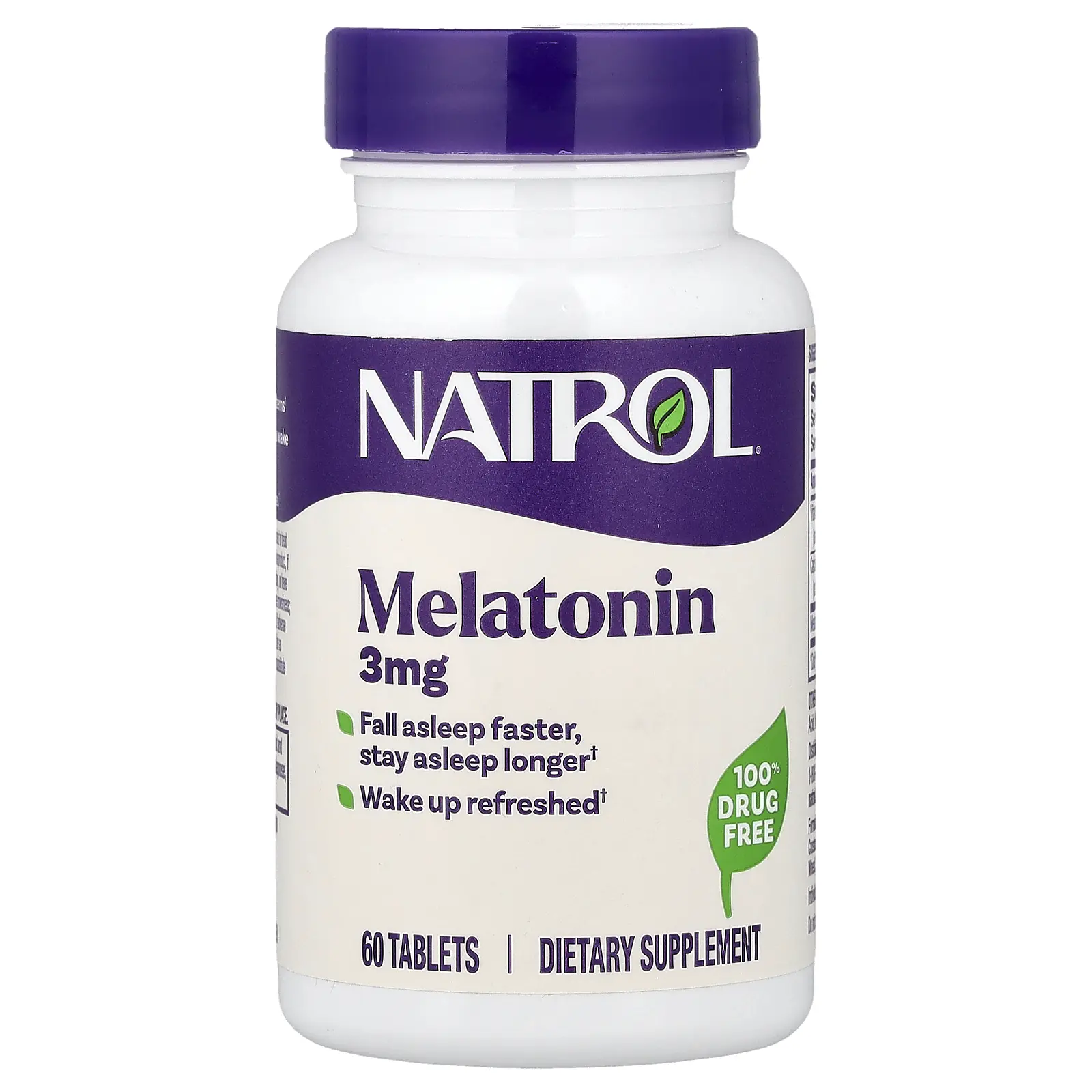 Natrol Melatonin, 3 mg, 60 Tablets Natrol Melatonin, 3 mg, 60 Tablets