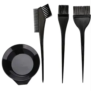 Hair Dye Color Brush and Bowl Set, Color Bowl Brushes Tool Mixing Bowl Kit Tint Comb for Hair Tint Dying Coloring Applicator Hair Color Tools