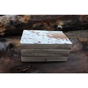 Cowhide Jewelry Box