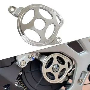 Aluminum Alloy Motor Pulley Guard for Surron Light Bee X S, CNC Engine Case Saver Cover for Segway X160 X260 Sprocket Cover Off-Road Motorcycle SURRON Parts, Ventilated Engine Case Guard