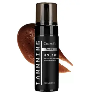 Quick Copper Color Beauty Mousse, Self Tan Mousse, Beta Carotene & Coconut Oil, Summer Vacation Body Care, Waterproof Moisturizing, Glossy Skin
