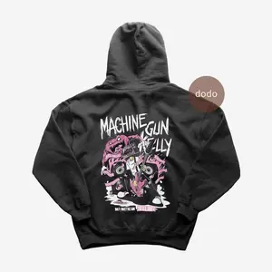 Adult & Youth Machine Gun Kelly Hoodie – Rap Music Graphic Hoodie, Tickets To My Downfall Album Design, MGK Album Hoodie, MGK Merch, Unisex Rapper Clothing