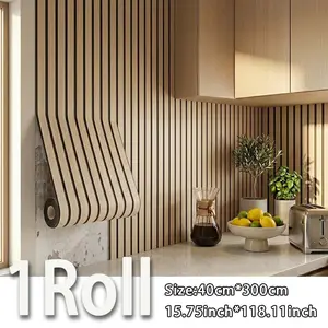 3D Wall Panels Self-Adhesive Vintage Wood Grain, Thick Durable, Home Decor, Bedroom, Living Room, TV Background Wall Removable Wallpaper, Peel Stick Wallpaper