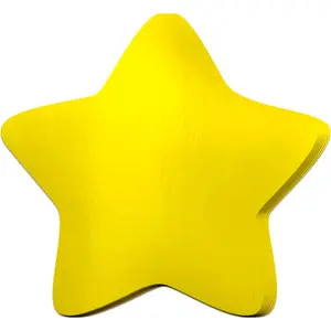 80 pcs Gold Star Shape Cutouts,  Bulletin Board Decorations Cardboard Cut Outs, Classroom Decor Kid Teachers DIY Crafts Projects Supplies, Cardstock Party Decoration for Wall