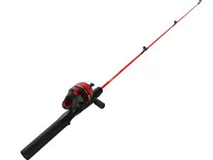 30-Inch Fiberglass Rod with QuickSet Anti-Reverse Fishing Reel