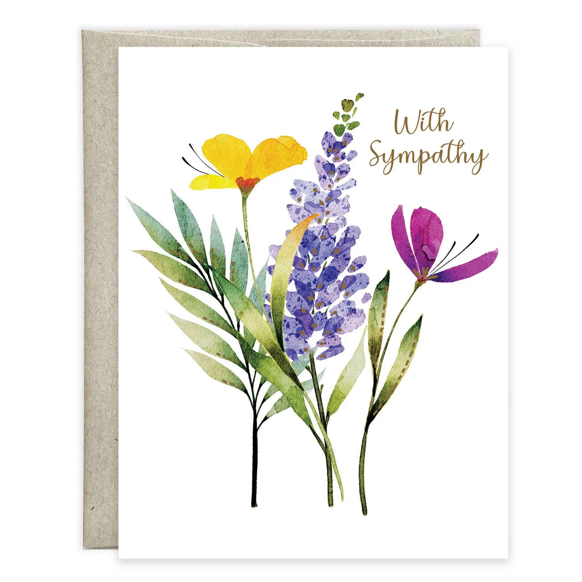 Sympathy Greeting Card - Memories Shine