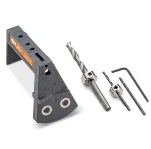 Rockler JIG IT Undermount Drilling Guide for Blum Concealed Drawer Slides with 15° Angled Holes & Integrated Depth Guides