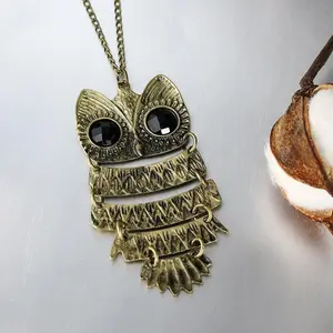 Bronze Owl Necklace