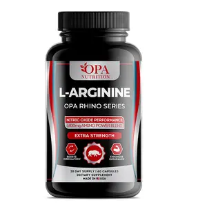 OPA Rhino L-Arginine Complex Performance Support – Circulation, Endurance & Vitality · 60ct