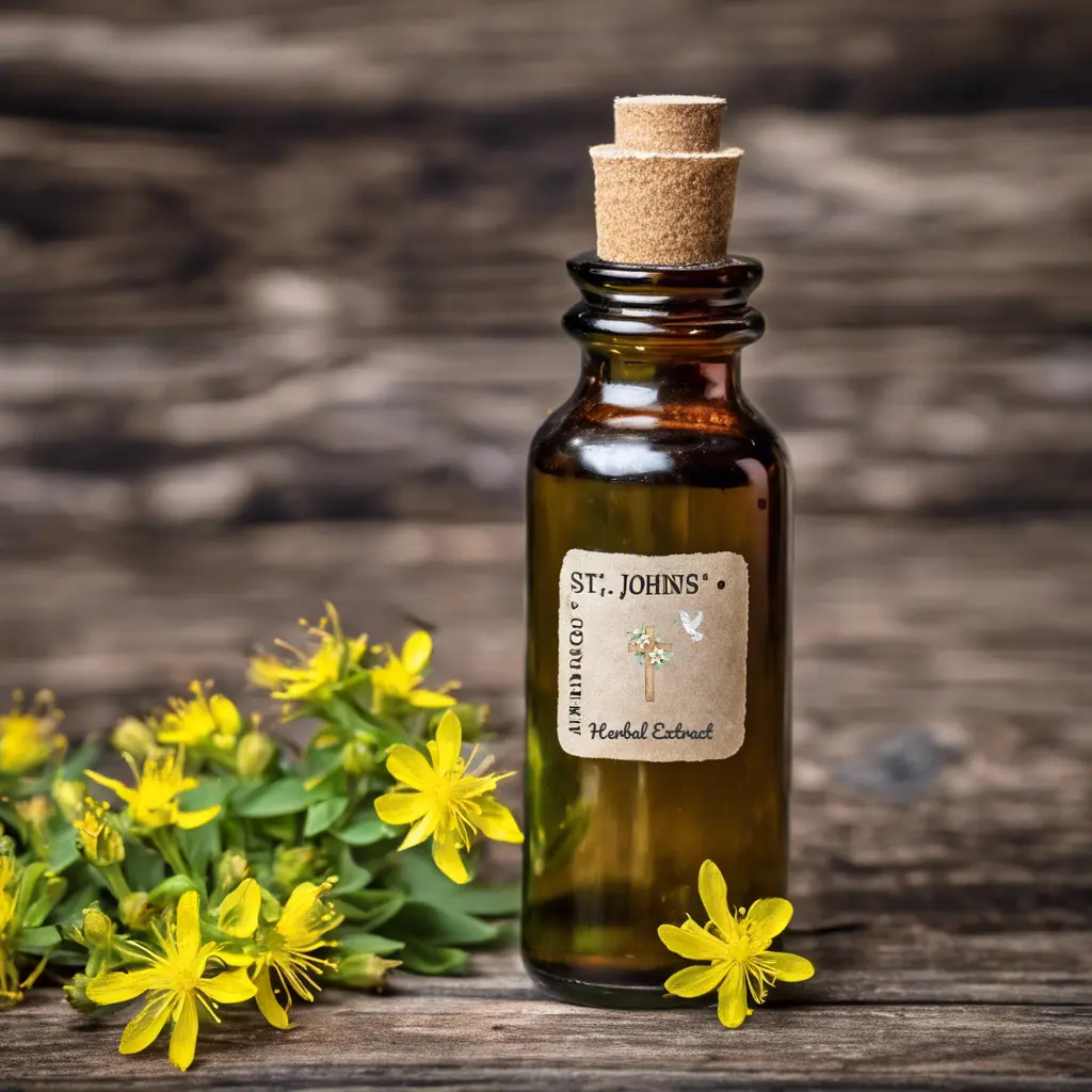 St. John's Wort for Depression & Menopause Symptom Relief - Organic High Concentration Plant Extract - 60ml Liquid Solution for Wellness & Fitness
