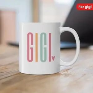 1pc, 11oz Ceramic Gigi Mug, Pregnancy Announcement Gift, Mug for Gigi, Gigi Coffee Mug, Gigi Gifts