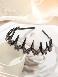 Double Bangs Braided Headband with Clips