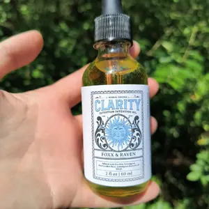 Clarity Ritual Divination Multipurpose oil Herbal Infused Lemongrass Aromatherapy Astral Psychic