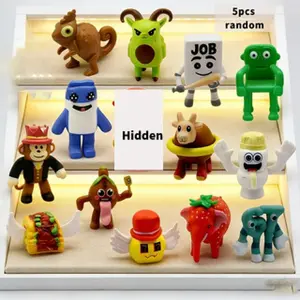 Random 5-Piece Steal a Brainrot Statue Set, Mixed Styles, Perfect for Christmas Gifts, Birthday Surprises, Party Decorations