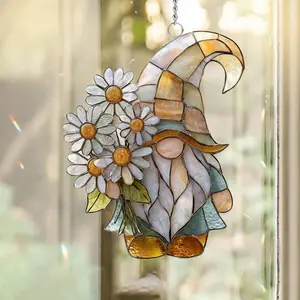 Acrylic Frog Shamrock Suncatcher – St. Patrick’s Day Window Hanging Green Decor Gift