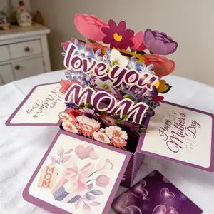 Mother's Day Greeting Card Elegant Goddess Design Blessing Card for Special Occasions Perfect Gift for Mom