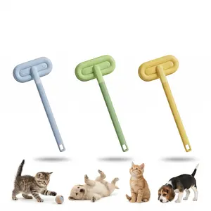 Upgraded Reusable Pet Hair Remover Brush, Long Handle, Extra Wide Brush, Lint Squeegee for Furniture, Couches, Bedding, Carpet, Washable and Reusable for Dog Cat Hair