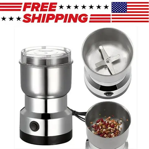 Smart Coffee Bean Grinder - Dry Grinder Nuts Spice Grinding Mill Blender Stainless Steel US Stock Ceramic Manual Coffee Mill