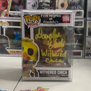 Funko Pop! FNAF Autographed Withered Chica 1084 Signed By Douglas Tait
