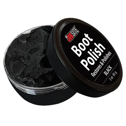 JobSite Premium Leather Boot & Shoe Polish Cream - Restores, Conditions & Polishes - 3 oz (85 g)