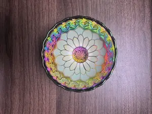 Rainbow Colorful Lotus Royal Teacup-CLH