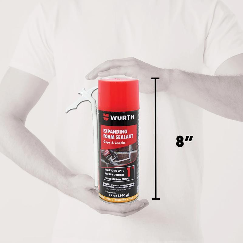 Würth Expanding Foam Sealant - Gaps & Cracks 1" Spray Wurth