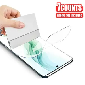 HD Hydrogel Screen Protector, 7 Counts Anti-scratch Protection Phone Screen Protective Film, Phone Accessories Compatible with Moto G Stylus 2024/G Power 2024/G Play 2024, Cases