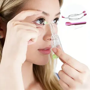 2 Piece Contact Lens Holder Set, Design, Long Grip, Skin Care, Comfortable Wear, Beginner Support, Easy Removal, Eyelid and Eye Aid Tool, Contact Lens Kit