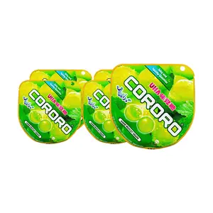 UHA Cororo Gummy - Sunshine Muscat Grape Flavor - 5 Pack Value Bundle - Authentic Japanese Fruit Candy - Chewy & Juicy Texture - New Packaging