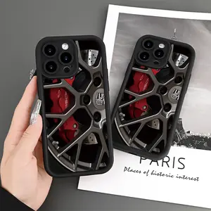 Car Wheel Design, Groove Phone Case, Enhanced Drop Protection, Shock-Resistant, Unisex, Compatible with for iphone Models 17/16/15/14/13/12/11/XS Max/Xr/Xs/7P/Plus/Pro Max MINI AIR Series, Suitable for All Users.