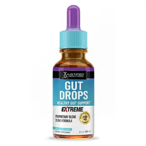 Gut Drops Extreme Healthy Gut Support 20-in-1 Proprietary Formula Guarana Seed African Mango Maca Ginseng Root Liquid Drops Healthcare Fitness