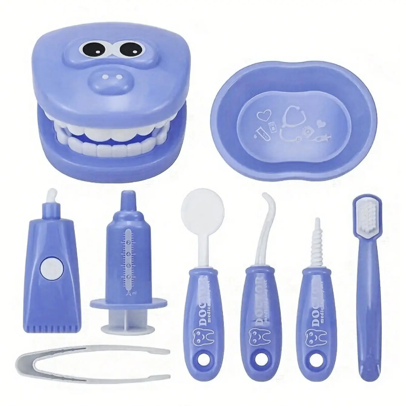 Dental Clinic Pretend Play Toy, 1 Set Dental Care Small Dentist Set, Simulation Education Teeth Toy, Pretend Play Toy for Kids, Christmas Gift