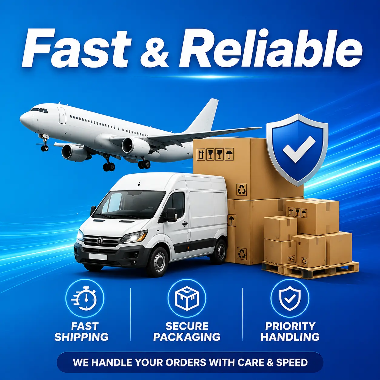 Fast shipping, friendly customer support.