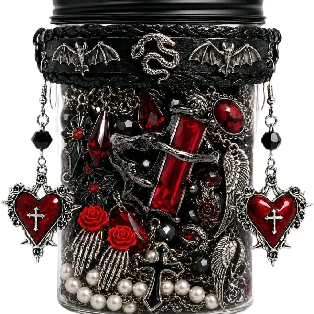 Gothic Mystery  Jewelry Jar