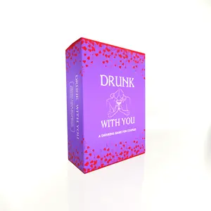 Drunk With You - Couples Drinking Game with 100 Cards for Date Nights & Anniversaries - Easy to Play Rules - Perfect Gift for Couples