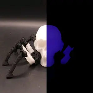 Glow Skull Spider Collectable Figurine