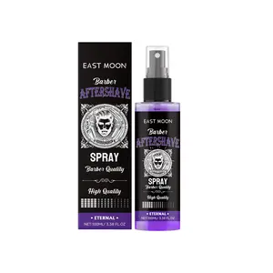 East Moon Men Aftershave Spray, Refreshing Soothing Hydrating Serum, Aloe Vera Vitamin E Sandalwood Oil Beard Care Spray