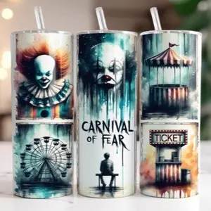 Carnival | 20oz Skinny sublimation tumbler transfer print out (TRANSFER ONLY, NOT A FINISHED TUMBLER)