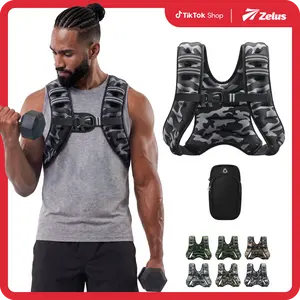 【DealsForYouDays】ZELUS Urban Tactical Military-Style Weighted Vest 6–30lb Camo with Reflective Stripe Detachable Phone Pouch & Adjustable Straps for Walking Workout Motivation & Strength Training#TikTokShopDealsforYouDays #SummerWins summerwins