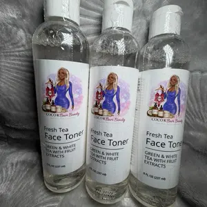 Fresh Tea Face Toner – Green & White Tea with Fruit Extracts (8 oz)