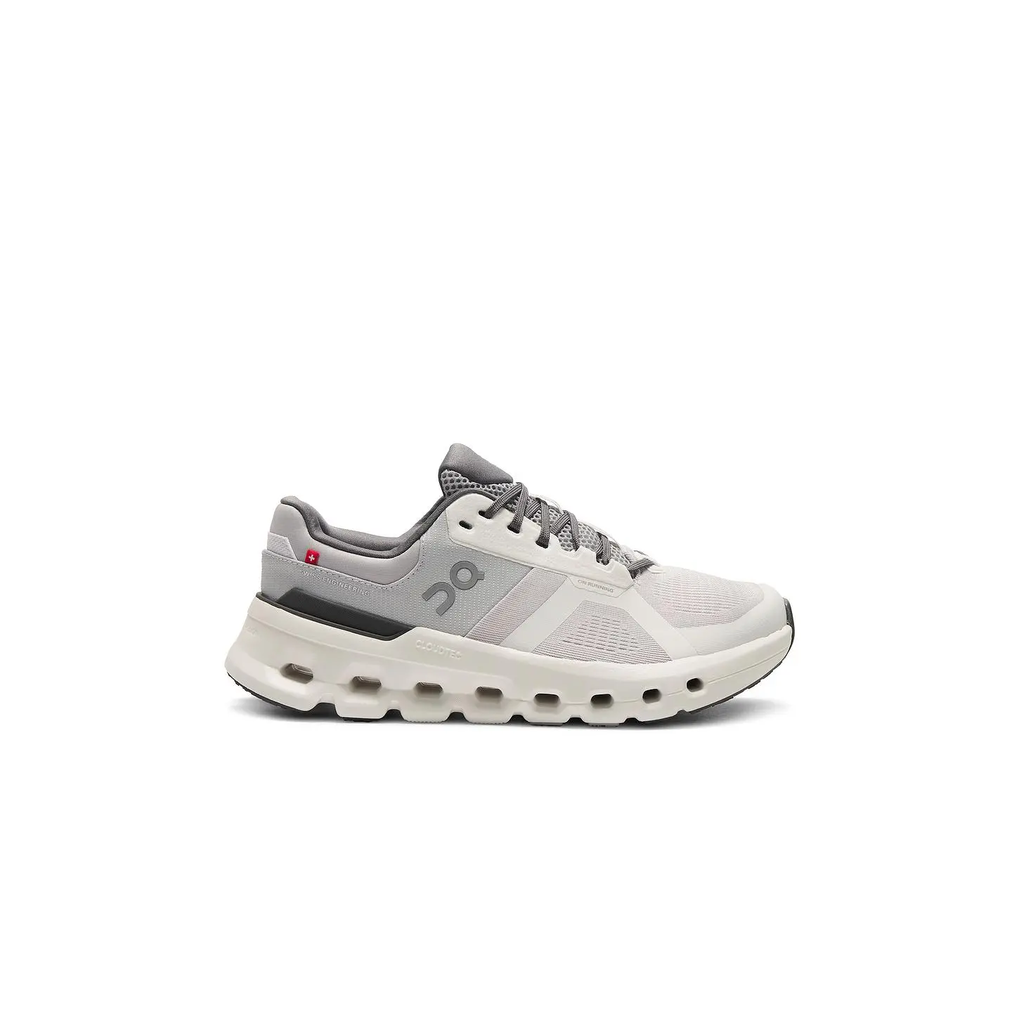 On Cloudrunner 2 Sneaker in Frost & White