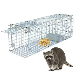 Segawe Humane Animal Trap 24'' Steel Cage for Small Live Rodent Control Rat Squirrel,summerwins
