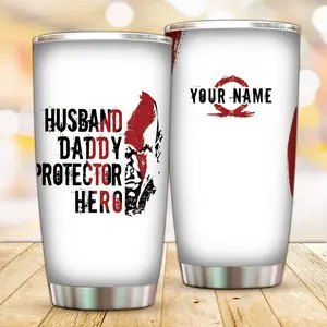 Kratos God Of War Husband Daddy Protector Hero Personalized 20 Oz Tumbler 45783 908