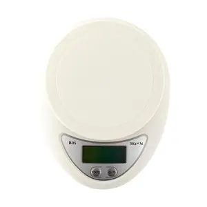 Love Harbor Kitchen Scale with Bowl, 11lb/5kg High Precision Digital Food Scale for Baking, Cooking, Tare Function, Easy Clean Stainless Steel